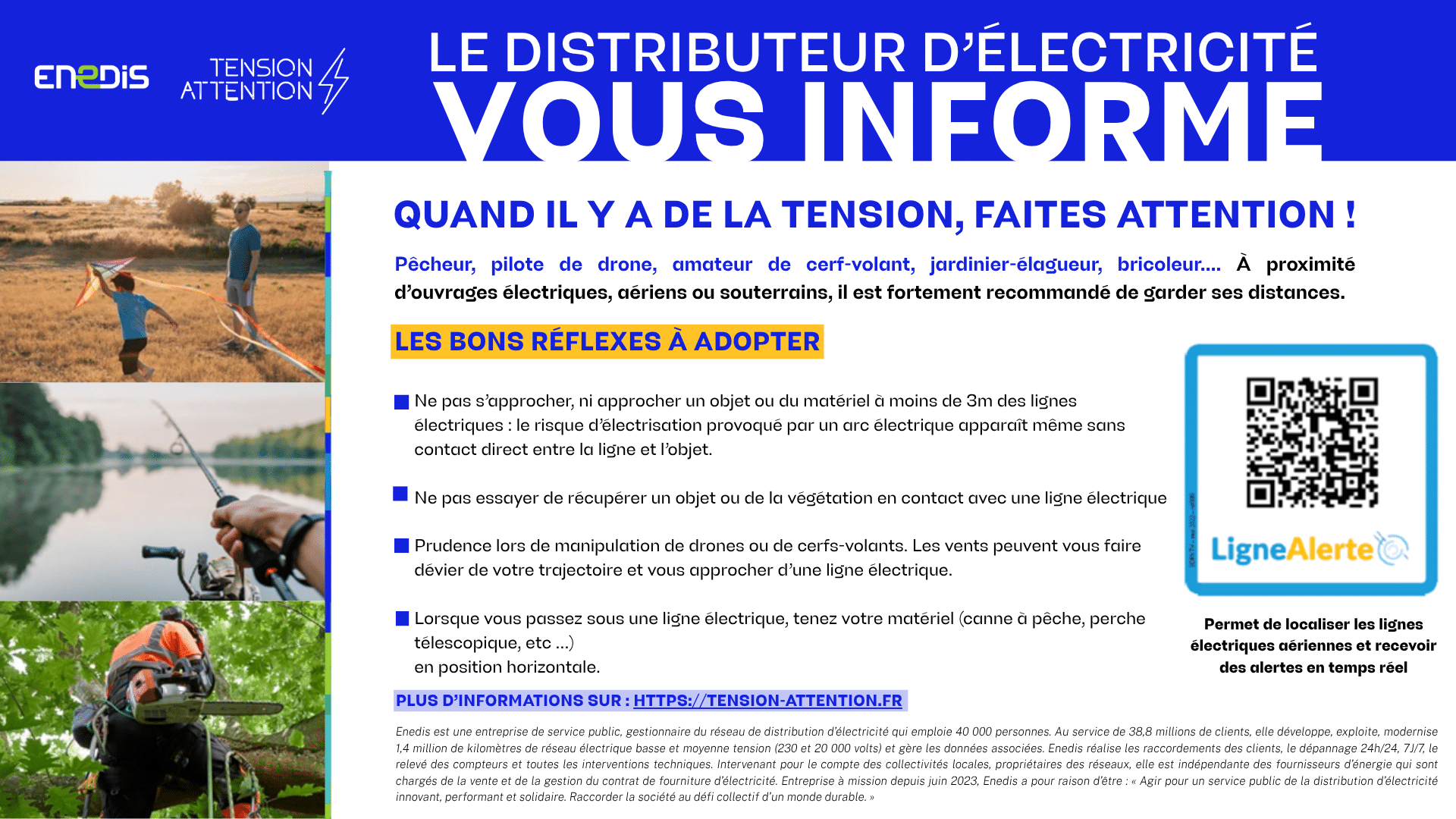 ENEDIS - FAITES ATTENTION !